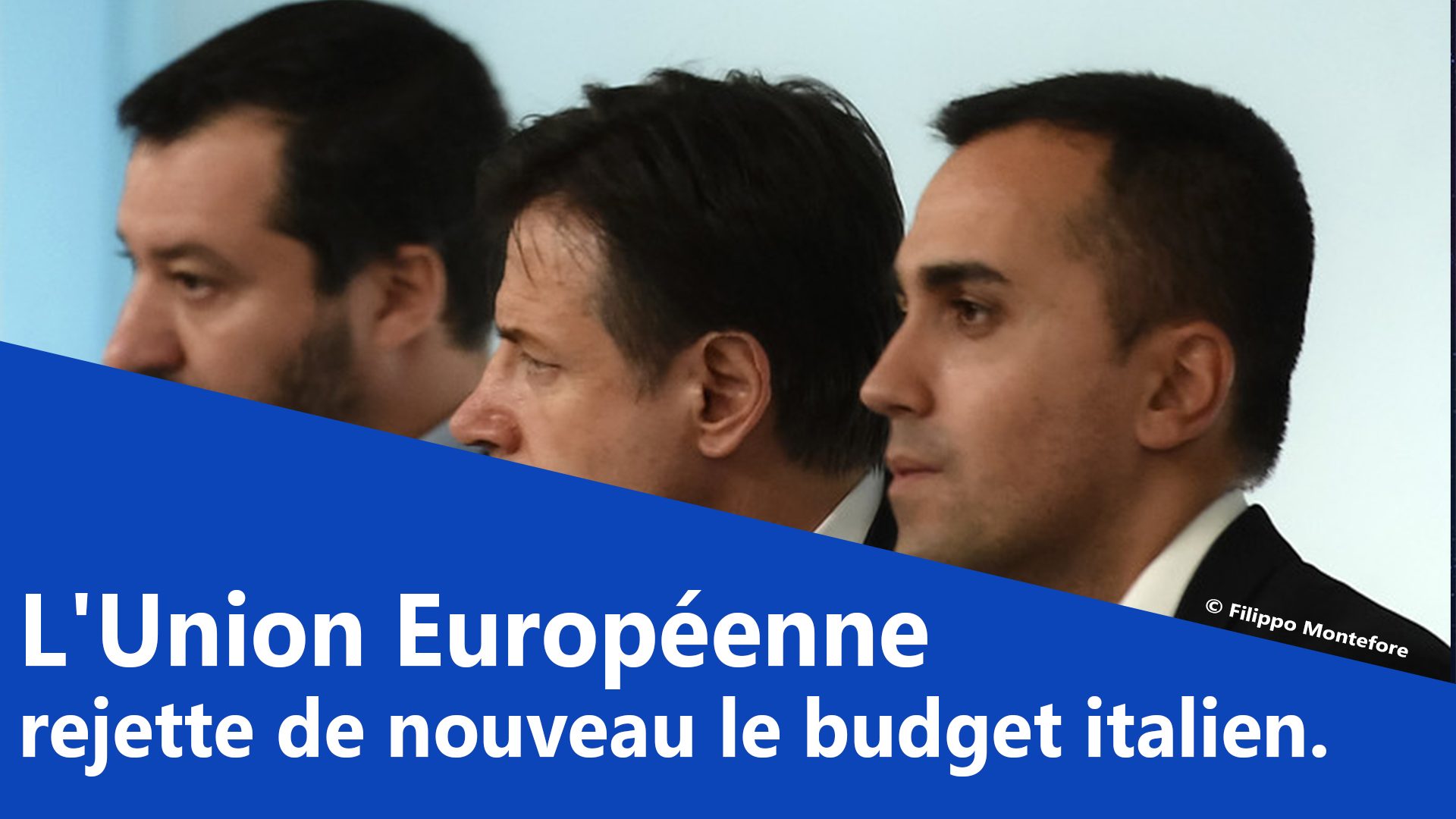 L'Union Européenne rejette de nouveau le budget italien.
